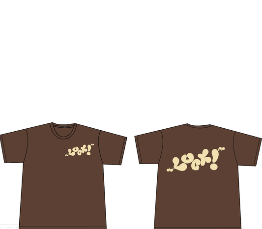 Brown ,,LUCK!" T-shirt