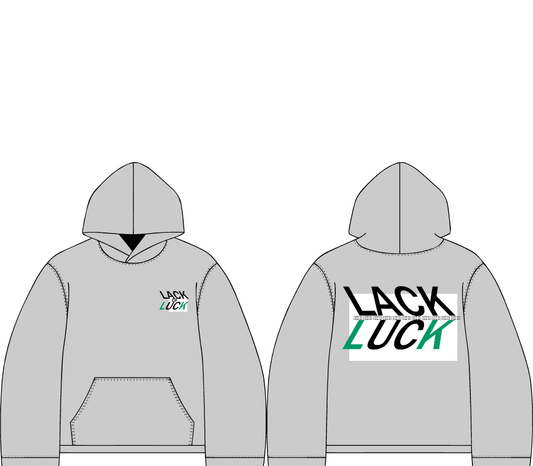 Gray LACK OF LUCK Hoodie